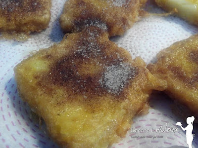 Leche frita. Receta tradicional.