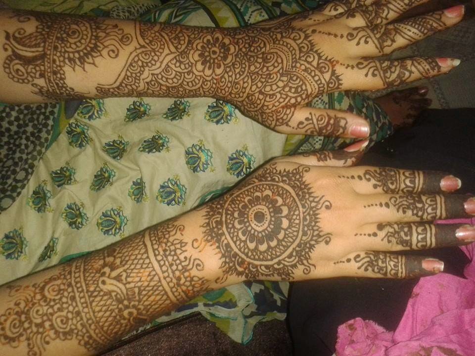 Bridal henna designs