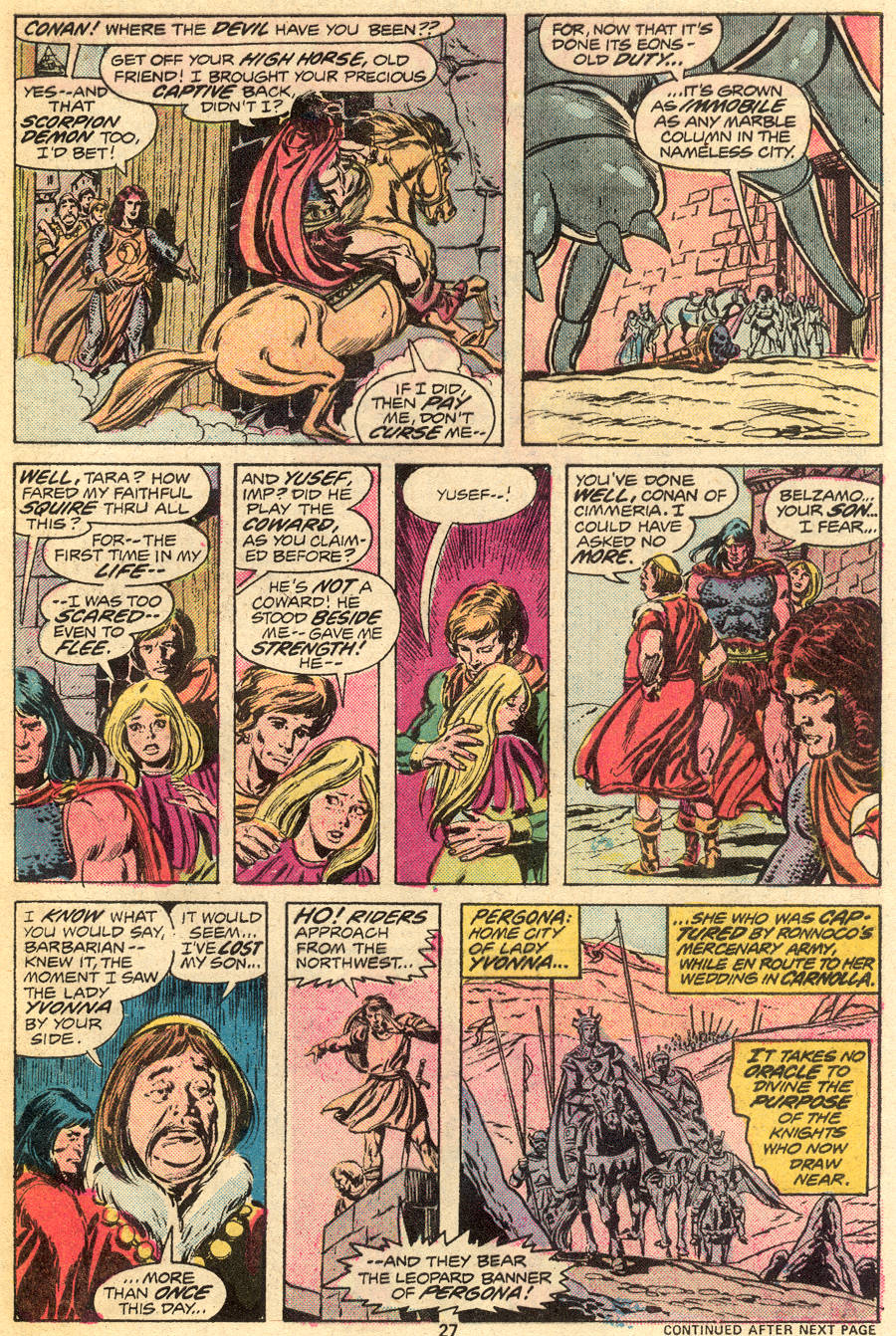 Read online Conan the Barbarian (1970) comic -  Issue #55 - 17