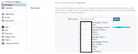 Unblock Someone On Facebook