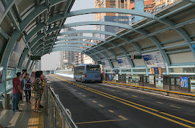 Une station BRT à Xiamen