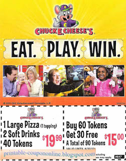 Free Printable Chuck E Cheese Coupons Free Printable Chuck E Cheese Coupons
