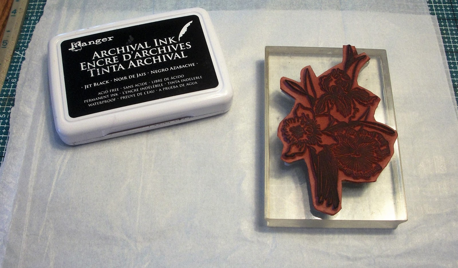 For the Love of Cardmaking POTW for Repeat Impressions stamps Tissue