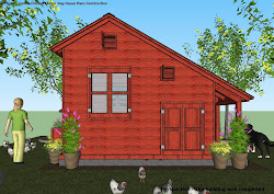 plans cb100 coop combo chicken construction dog building completed insulated perspective