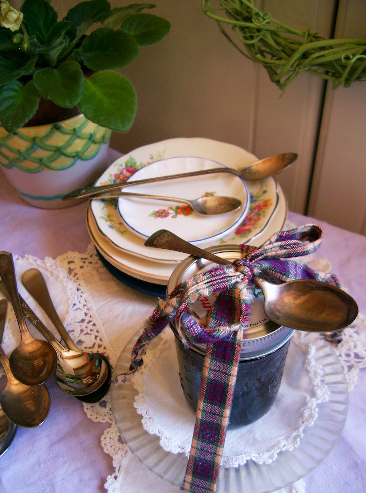 vintage spoon and jam ©linda nelson 2014