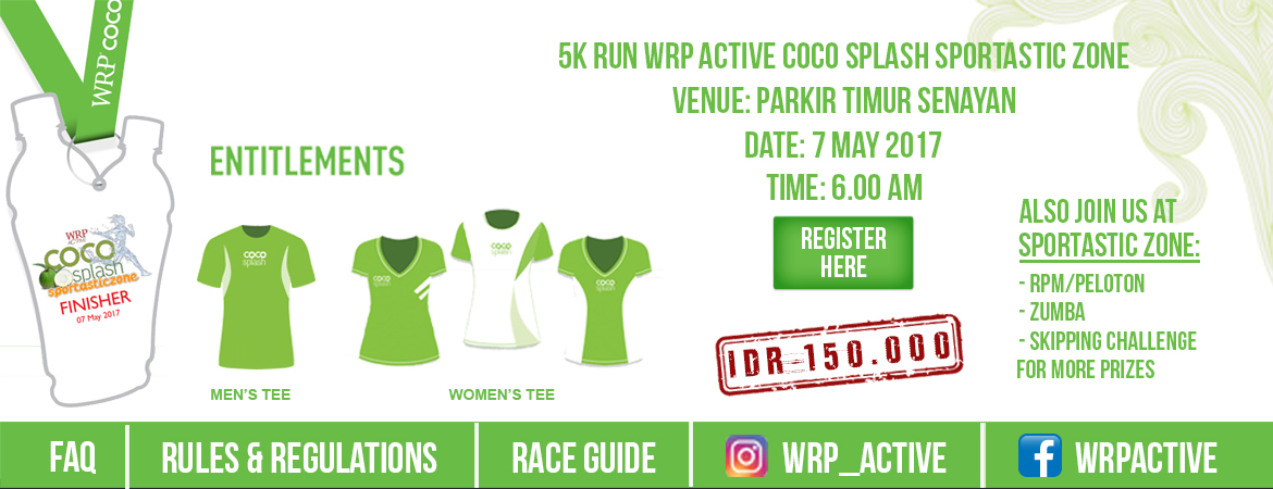 5K Run WRP Active Coco Splash Sportastic Zone â€¢ 2017