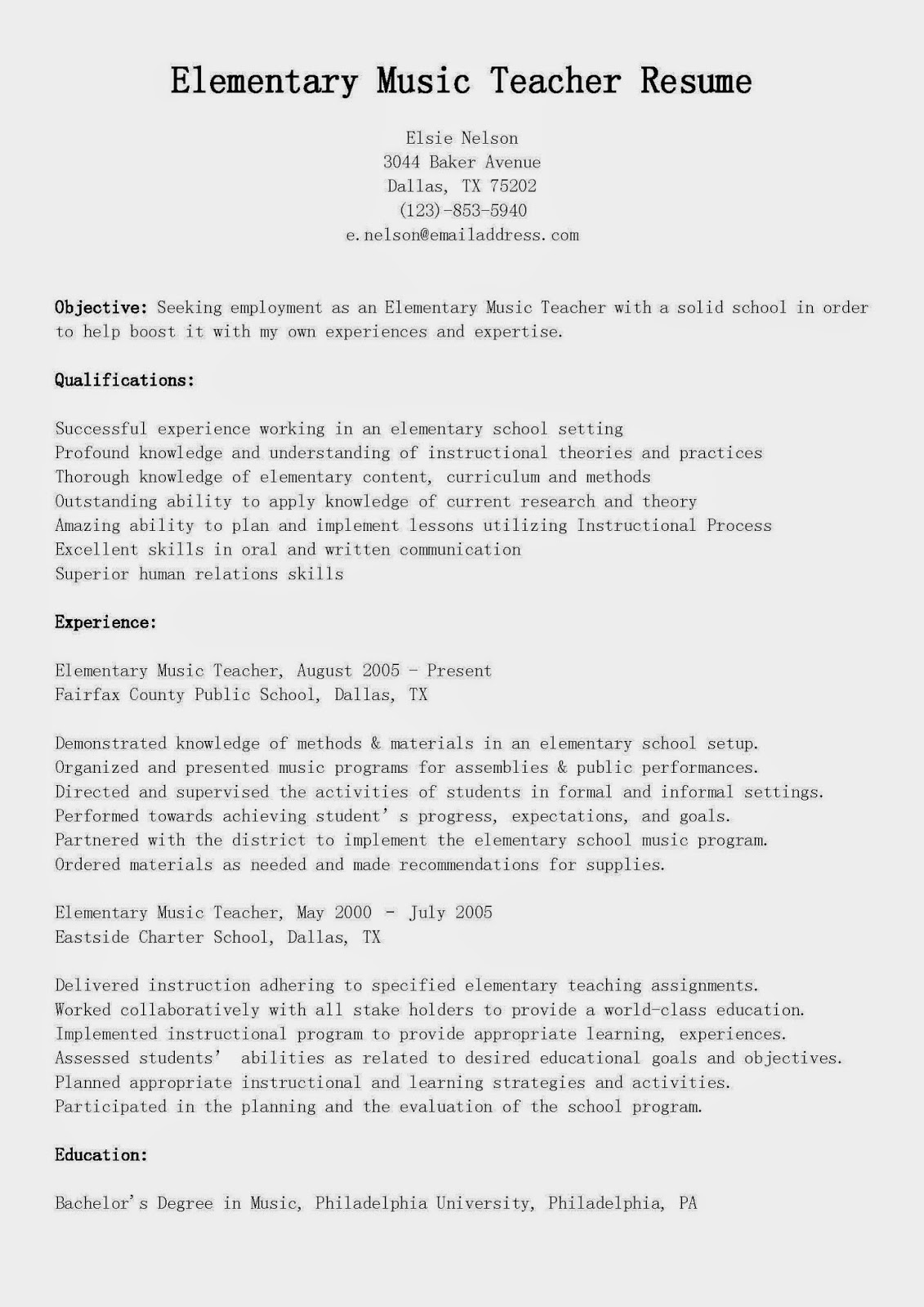 sample resume booking agent