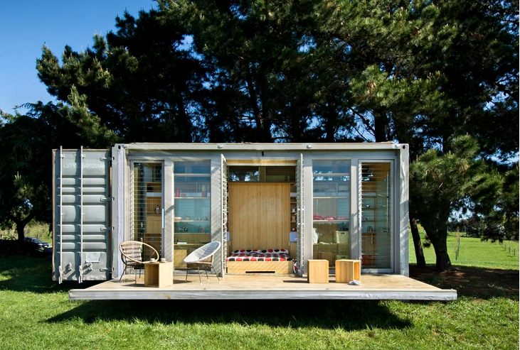 1.) A shipping container doesn’t have to be a closed space. - All You Need is Around $2000 to Begin Building One of These Epic Homes – Made From Recycled Shipping Containers!