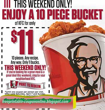 Kfc coupons nl 2018