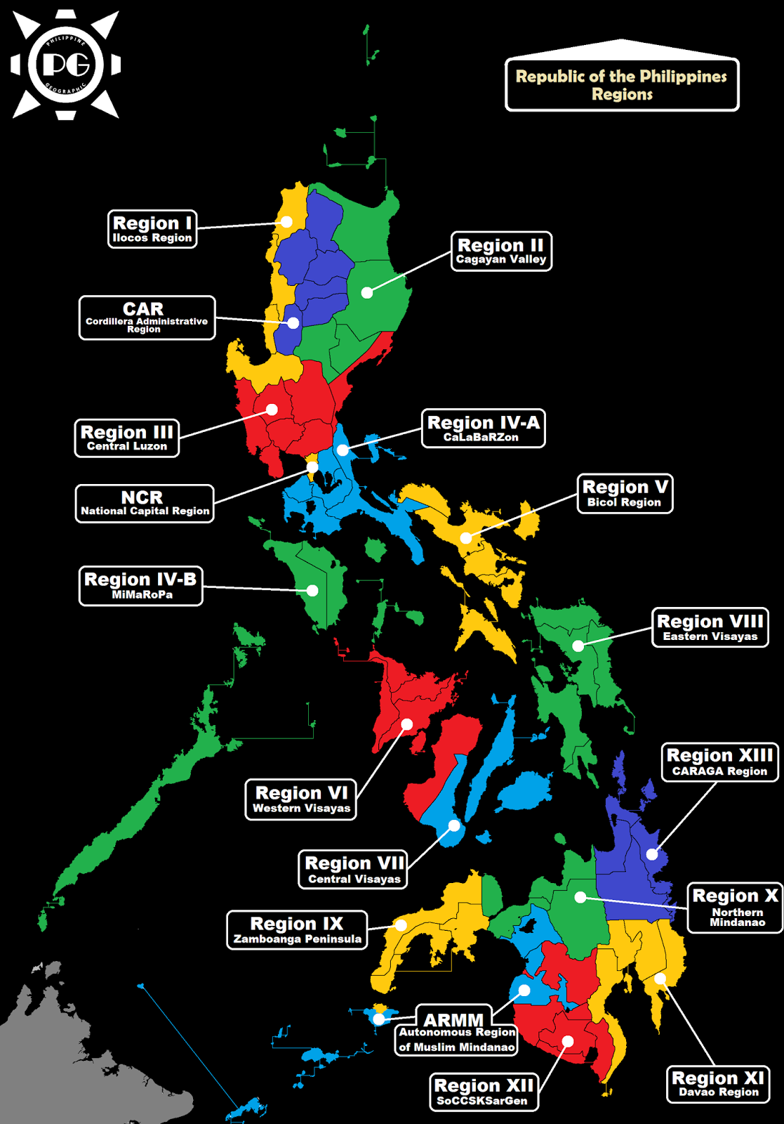 Philippine Map With Region - Calendar 2024