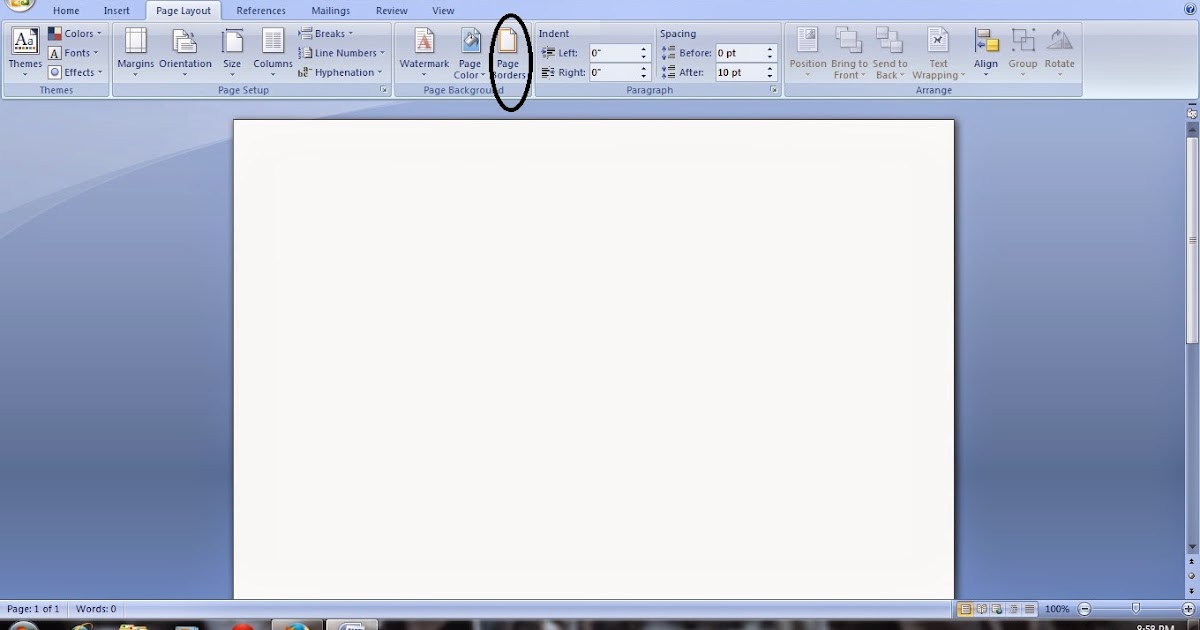 Cara Buat Bingkai Pada Microsoft Word Josua Roy Multimedia