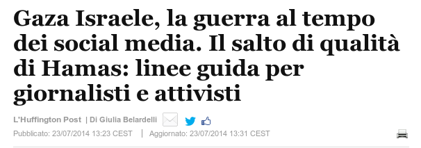 media-war-gaza-ilpost-israele-idf-italy