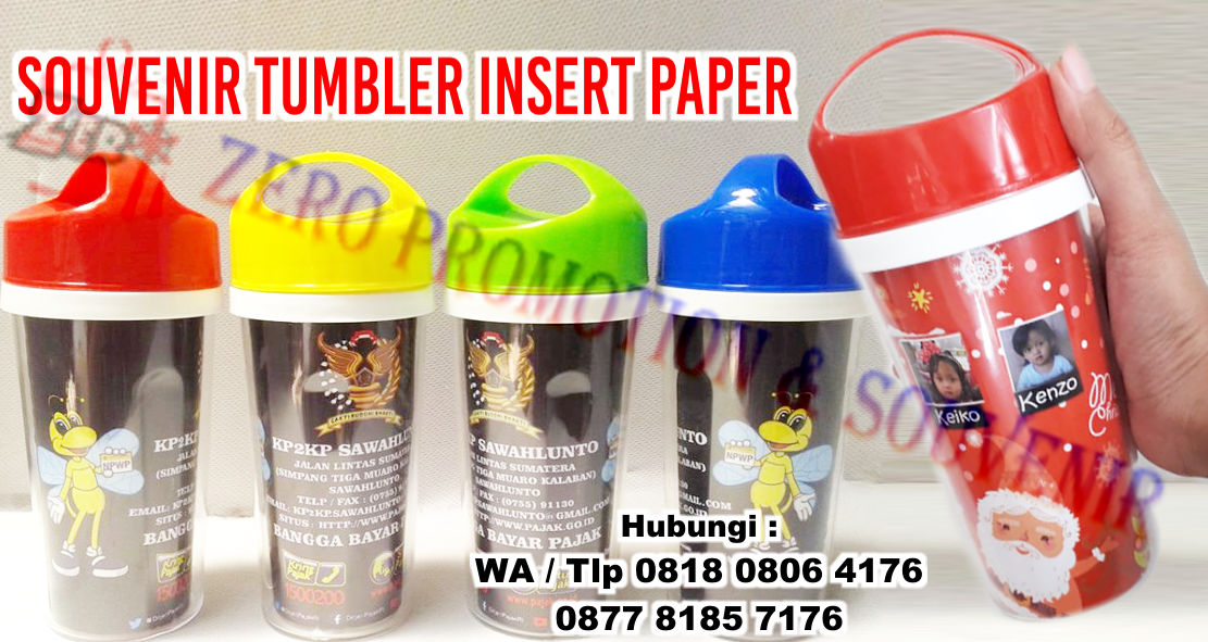 Jual Souvenir Tumbler Insert Paper di Tangerang | zeropromosi | souvenir barang promosi \u0026 grosir ...