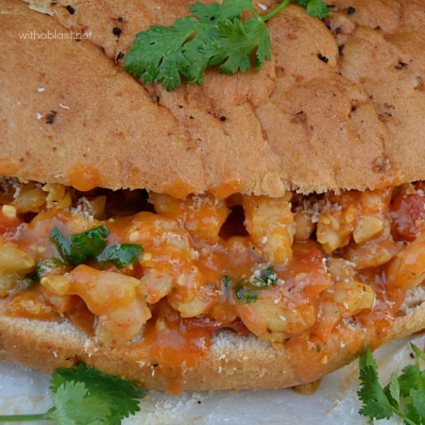 Curry Shrimp Sub is the perfect Friday night dinner or anytime weekend lunch - even kids love this mildly spiced shrimp sandwich