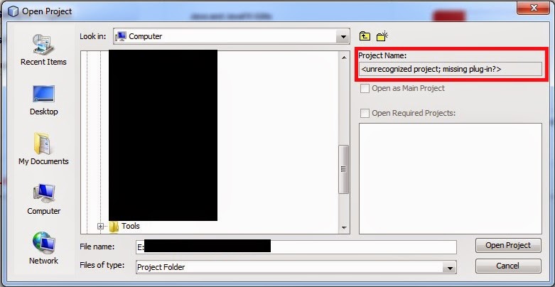 Netbeans error unrecognized project; missing plugin? - Lukes Training ...