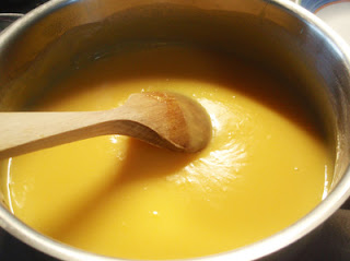 crema de naranja y limón