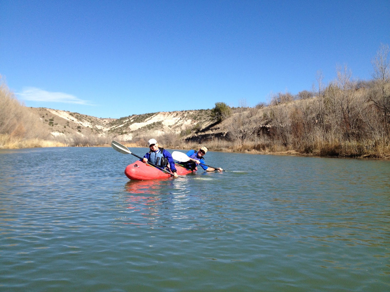 RUN STRONG kayaking on verde river