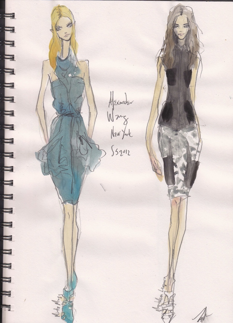 Sketch Show: Alexander Wang S/S 12 NY