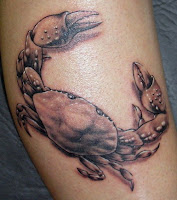 Cancer Tattoo Designs, Crab Tattoo Designs