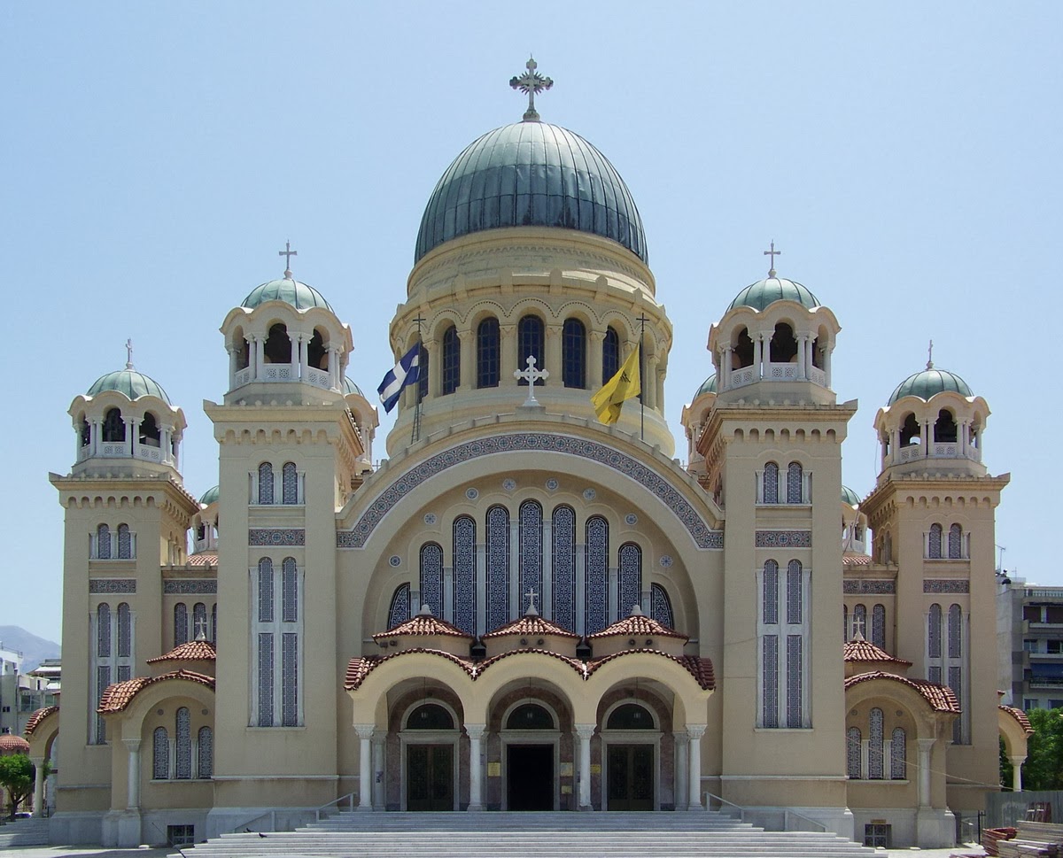 Крупнейший православный монастырь в европе. Патры Греция храм Андрея Первозванного.