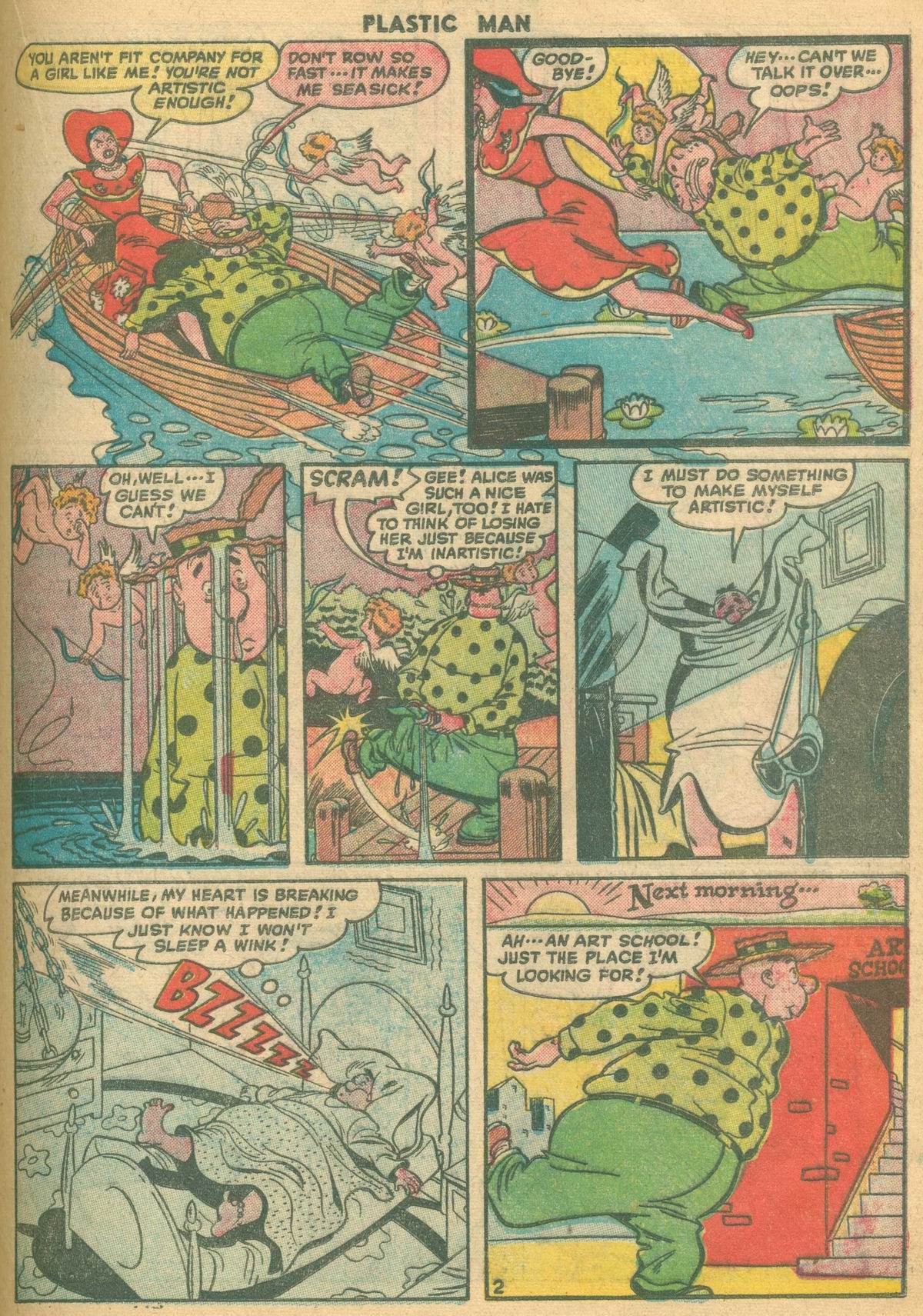 Read online Plastic Man (1943) comic -  Issue #13 - 27