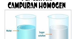 Pengertian Campuran Homogen