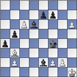 Estudio artístico de ajedrez de Francisco Valls Uyá, Chess 1944