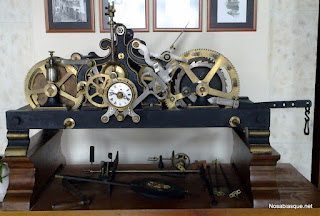 Maquina número 6 del reloj de Candelario Salamanca de 1925