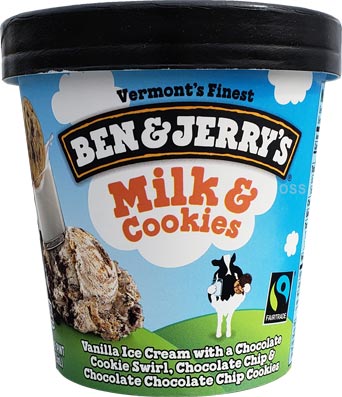 On Second Scoop: Ice Cream Reviews: Ben & Milk & Cookies Ice Cream