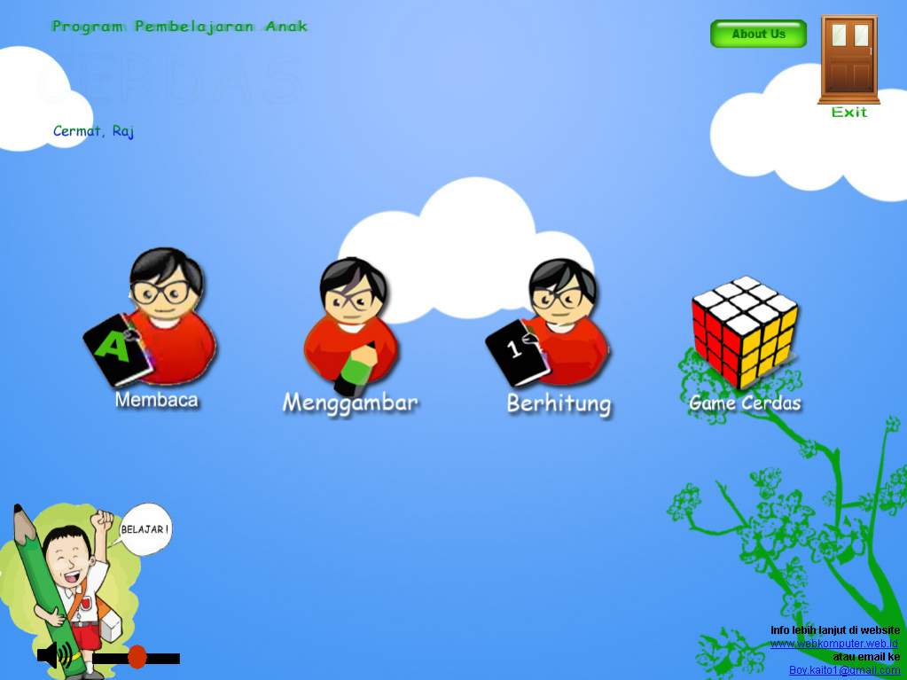 wong3ndeso: Software pembelajaran untuk anak-anak