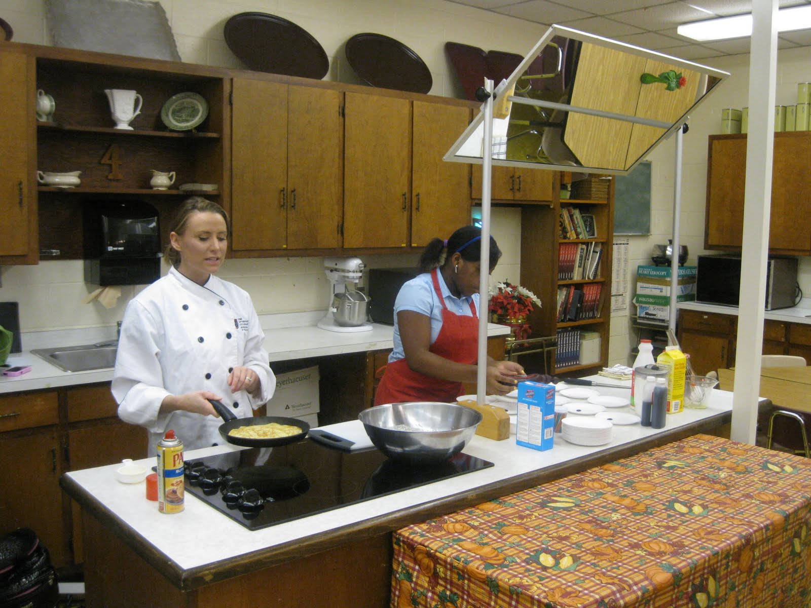 Warren Career Tech News! Culinary Arts and Foods Classes Meet with Art