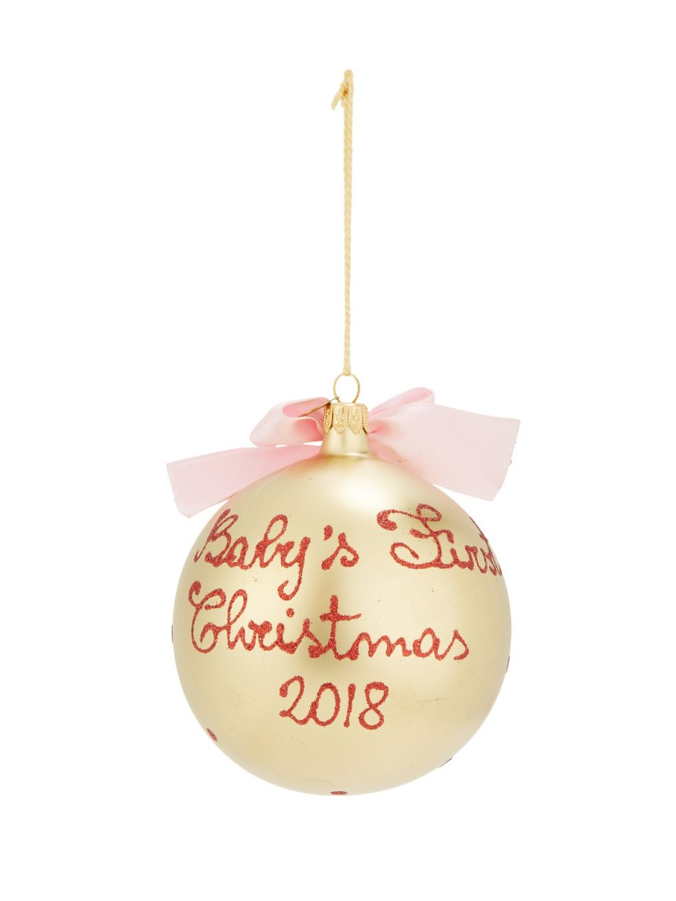 baby's first christmas bauble 2018