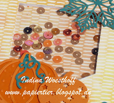 DIY Schüttelkarte | papiertier Indina | Stampin' Up! | Herbstgrüße | Erntedank 