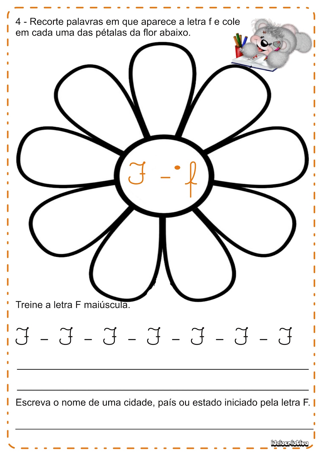 O mundo colorido: Atividades Com Vogais e Consoantes