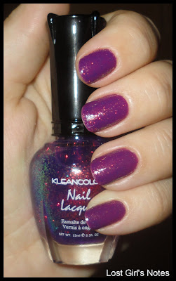 kleancolor purple chunky holo