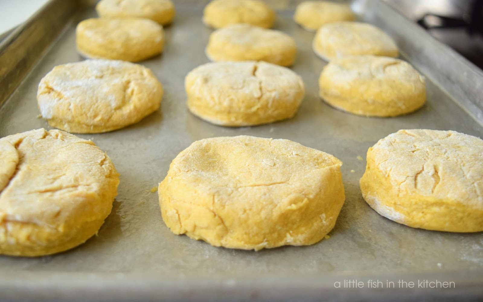 Pumpkin Spice Biscuits with Vanilla Glaze A Little Fish in the Kitchen