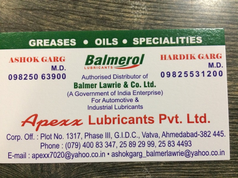 GIDC.CO.IN 2022 GIDC Digital Directory સરકારી નથી APEX LUBRICANTS PVT LTD