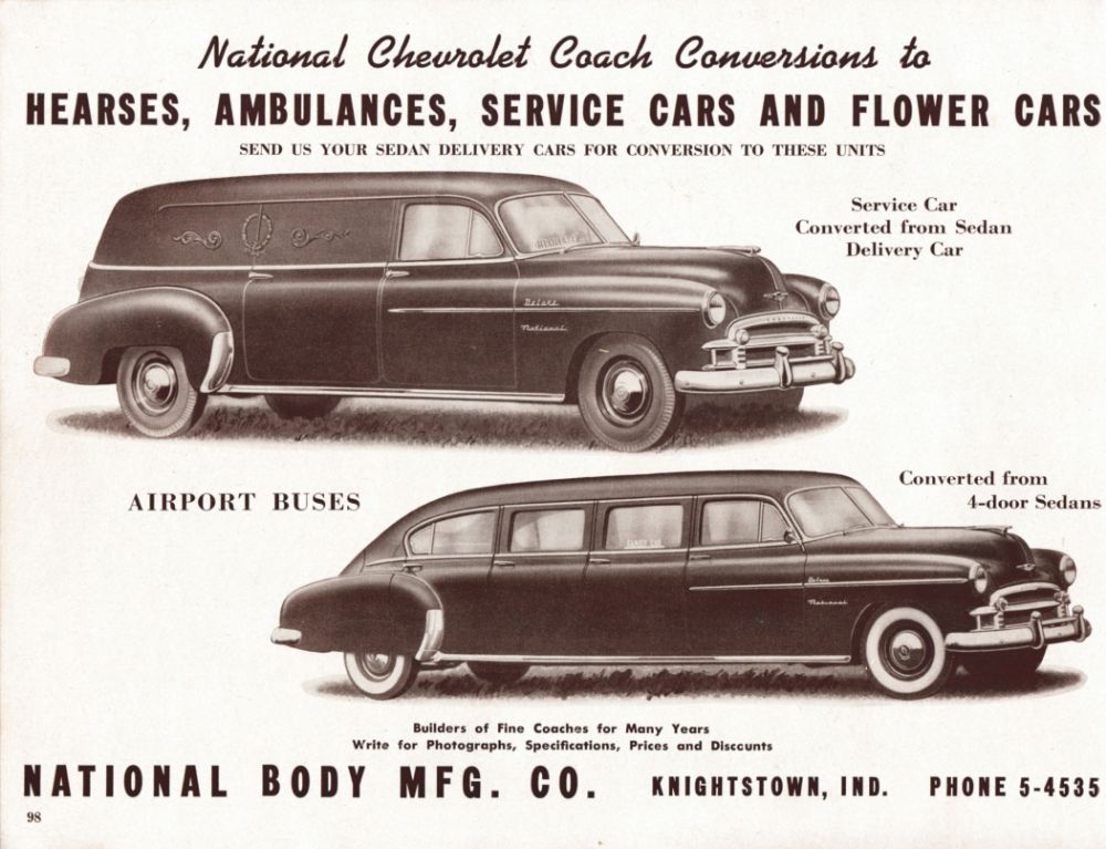For Your Last Ride 26 Beautiful Vintage Hearse Brochures