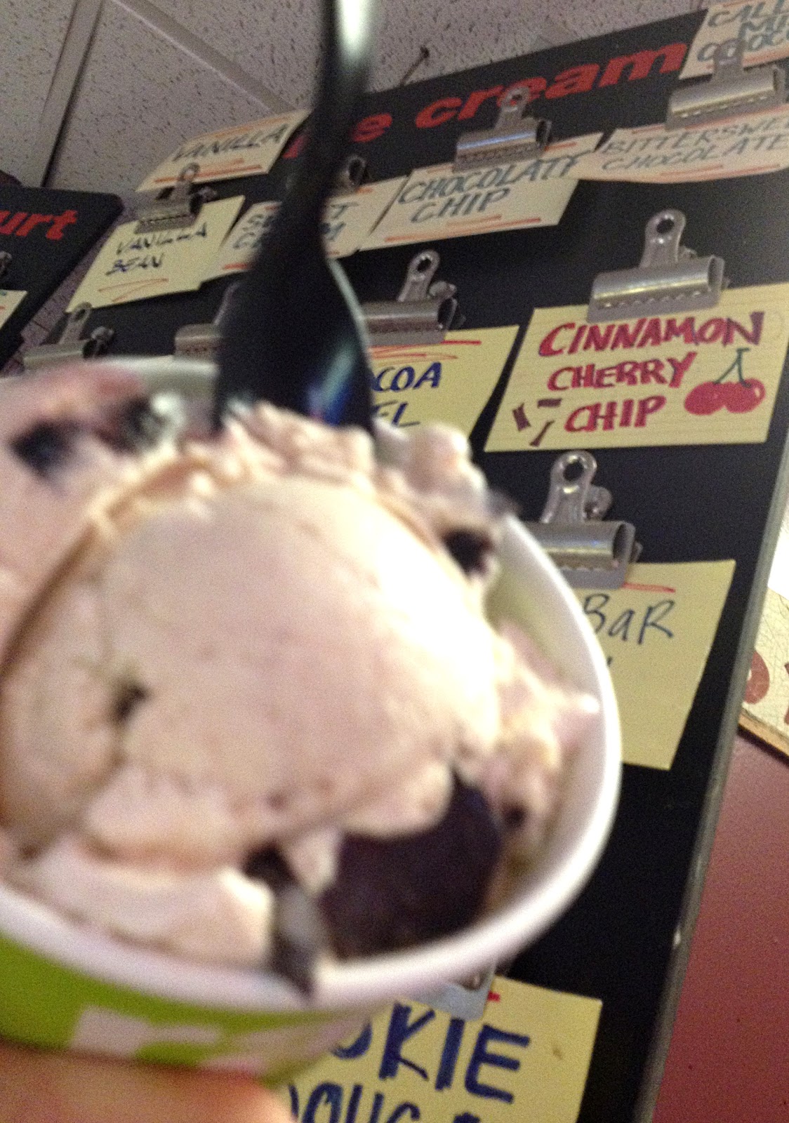 Eating & Rancatore's Cinnamon Cherry Chip