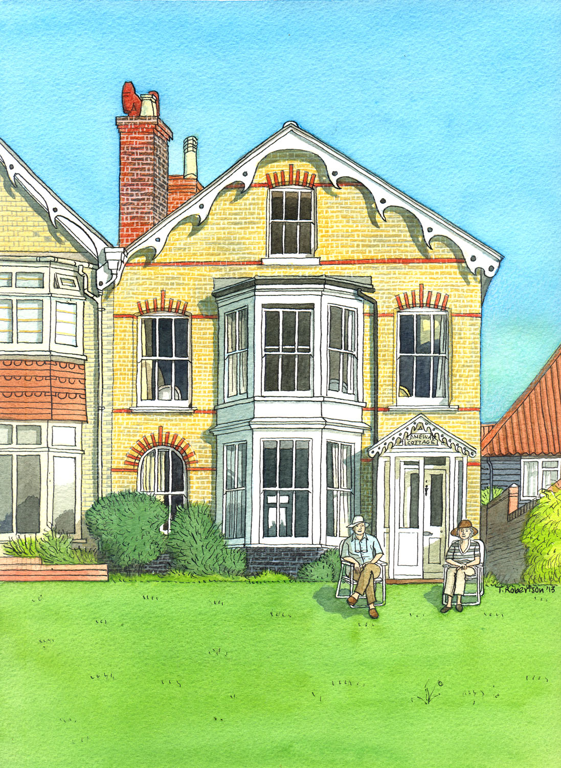 Teresa Robertson, illustrator Southwold House