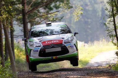 Simone Tempestini si Dorin Pulpea - Citroen DS3 R3 - Raliul Finlandei - JUNIOR WRC