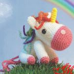 patron gratis unicornio amigurumi | free amigurumi pattern unicorn