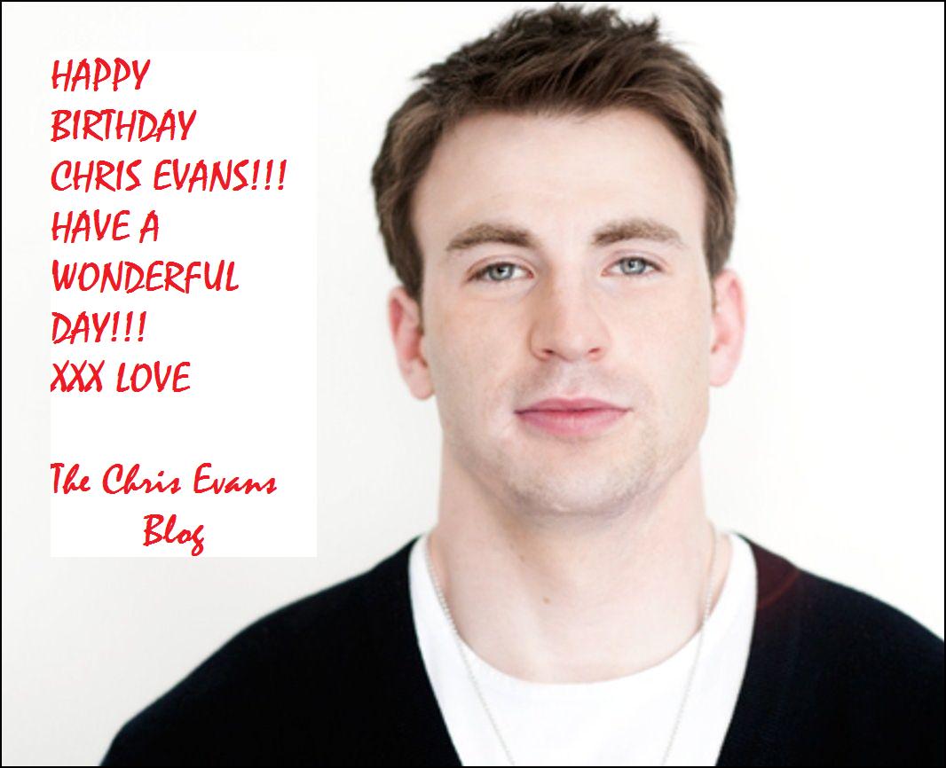 The Chris Evans Blog: Happy 30th birthday Chris Evans!!