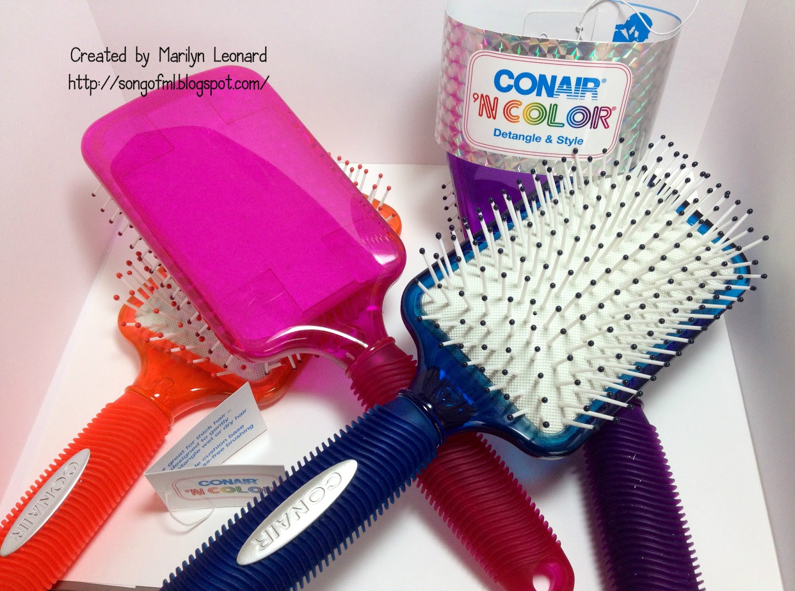  Marilyn's Crafts Monogram Hairbrushes With Shrinky Dinks Charms