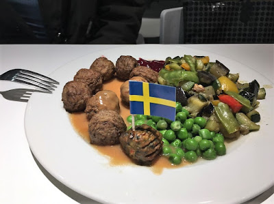 Swedish meatballs at Ikea restaurant