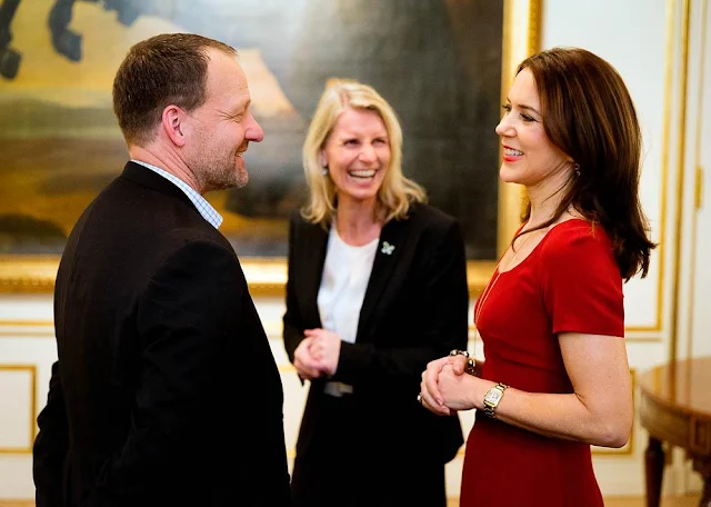 Crown Princess Mary give a Christmas reception for the Mary Foundation's cooperation partners