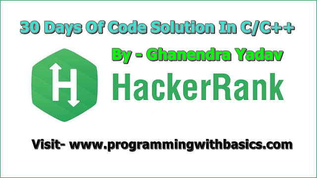 hackerrank solutions in c