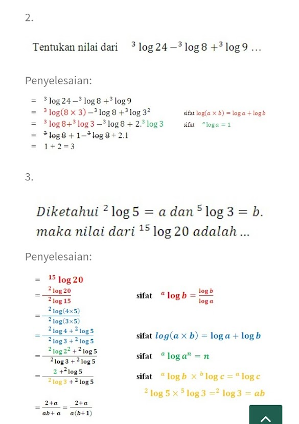 Contoh Soal Logaritma 40 Soal Contoh Soal Logaritma Matematika Peminatan Skuylahhu Logaritma Merupakan Kebalikan Dari Perpangkatan