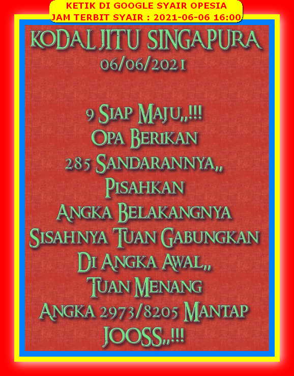 Angka Main Hk 6 Juni 2021 Prediksi Jitu Hk 16 April 2021