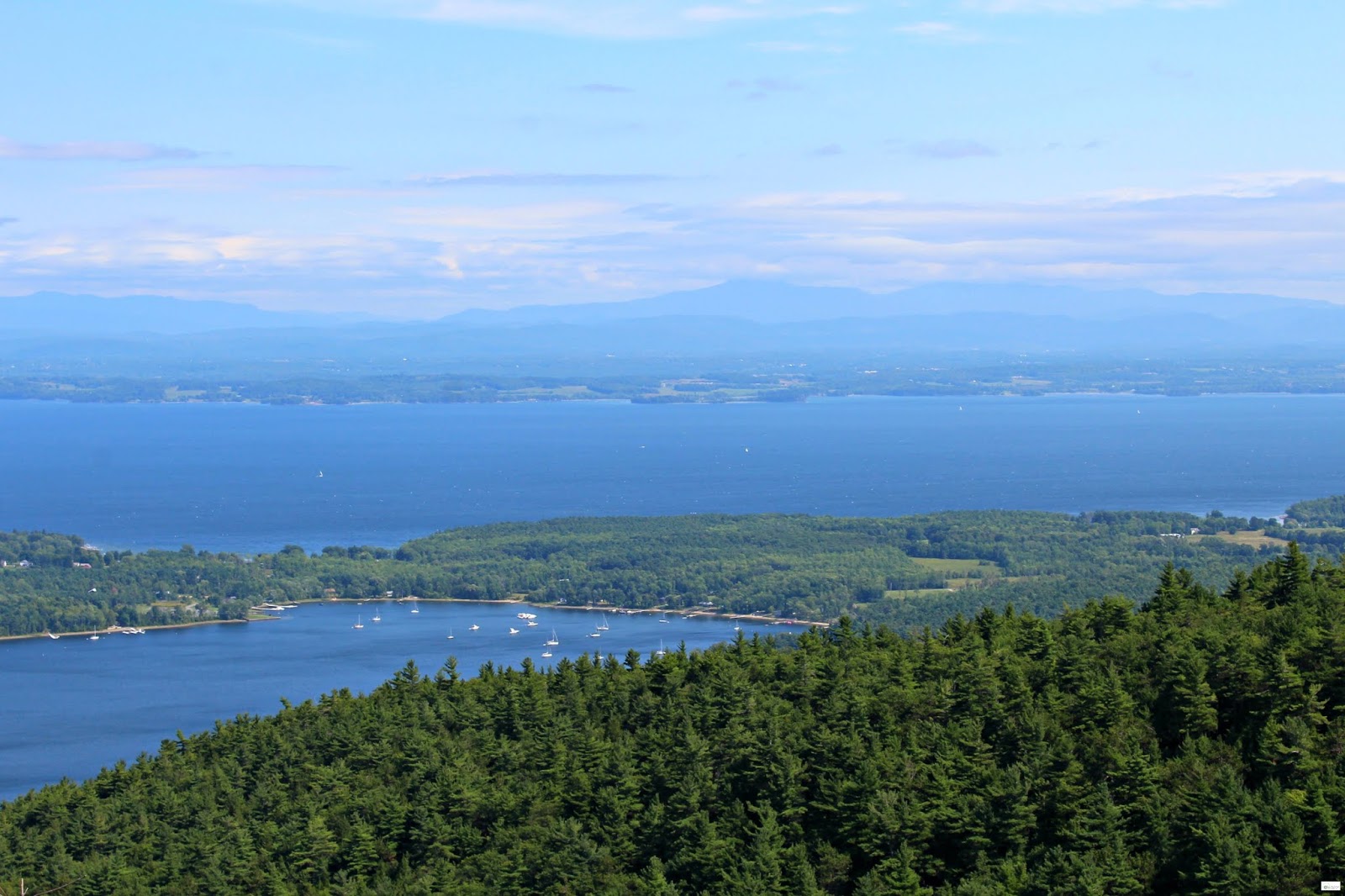 The Top of Rattlesnake Mountain in the Adirondack Mountains // New York